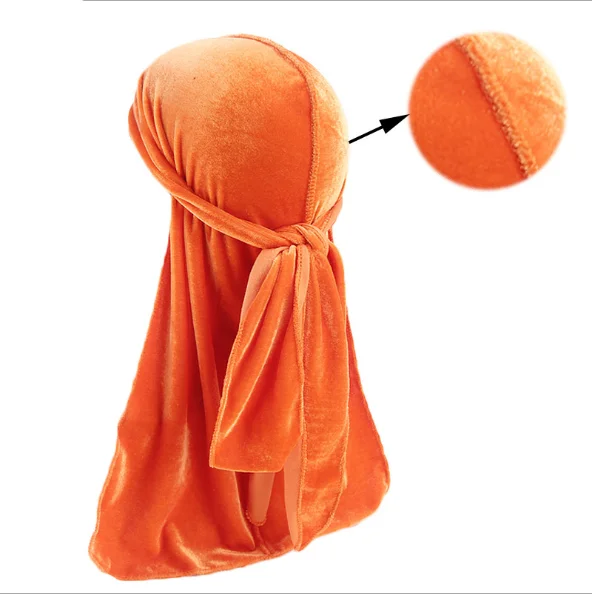 Высококачественная уличная Кепка Durag в стиле хип-хоп унисекс несколько цветов белая черная бархатная