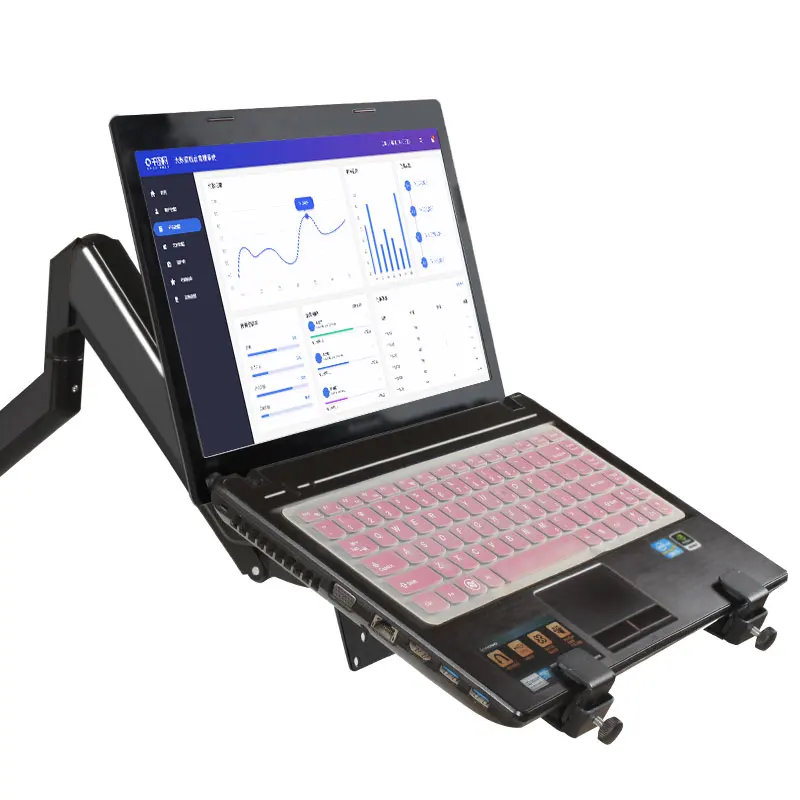 Laptop monitor arm mount desktop adjustable lcd desk mount 10 to 16inch laptop