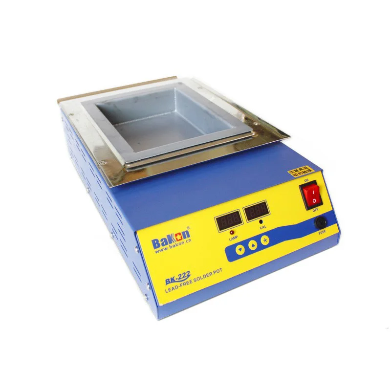 BK220/221/222/223/224/225 высокомощный бессвинцовый Квадратный Настольный оловянный плита бессвинцовый титановый паяльник