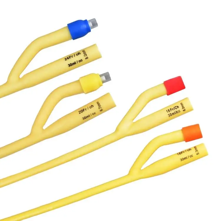 Medical Disposable Pediatric Latex Bardia Lubricath Foley Catheter With Balloon