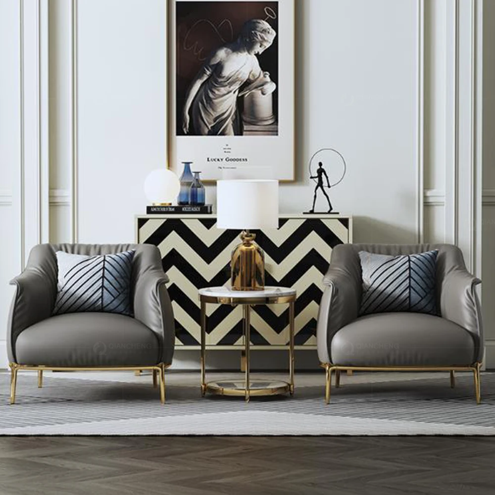 Modern single sofa chair high quality soft leather sofa chair lazy boy soda chair