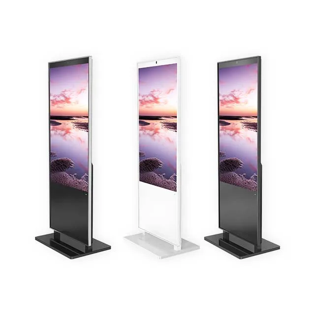 Shiningworth 43 49 55 65  inch touch kiosk totem advertising tv screen display commercial advertising display screen