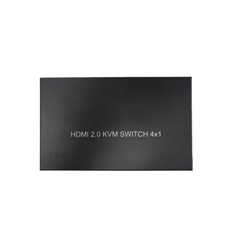 4K HD-MI2.0 KVM Switch 4 HD-MI ports to a single display terminal with a single USB keyboard console and three switching options