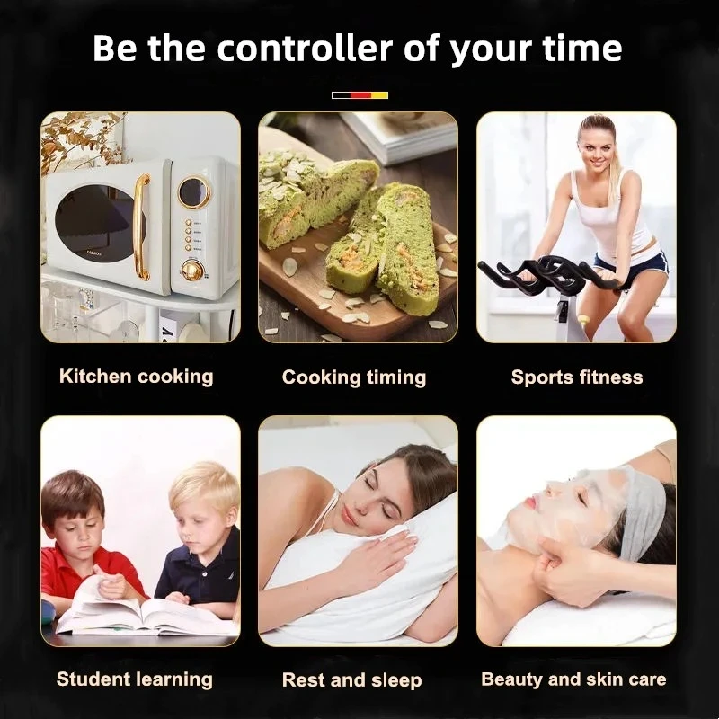 Magnet Adsorption Kitchen Timer Mechanical Alarm Clock Cooking Study Egg Reminder Countdown Timer Kitchen Gadget Accessories