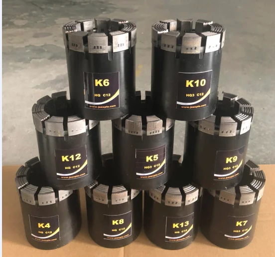 NQ reaming shell, HQ diamond reamer, PQ reamer