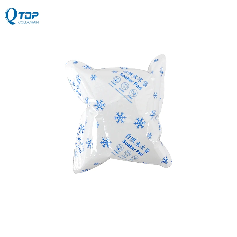 factory Hot Selling QTOP Gel Ice Pack 160*130mm 400g For Food Delivery Cold Shipping reusable