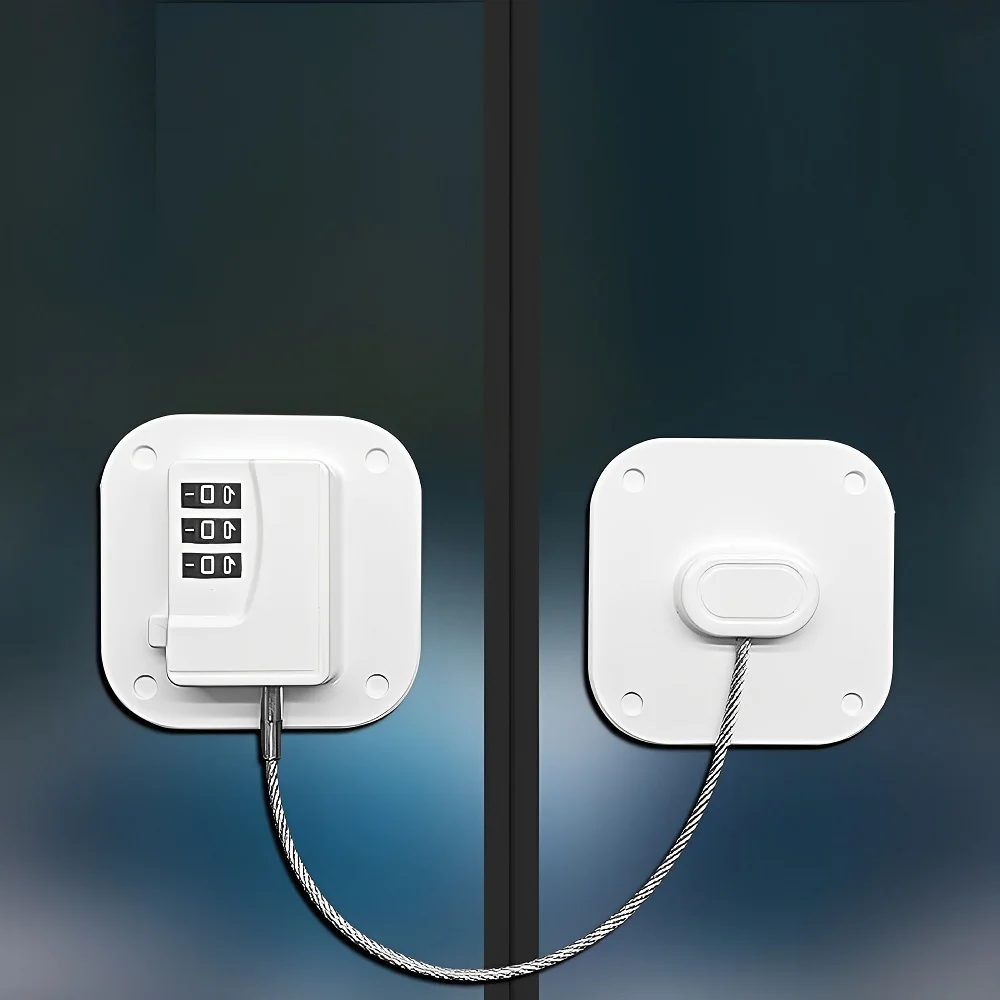 Multi-purpose Stainless Steel Wire Baby Safety Protection Lock for Cabinet Drawer Mechanical Combination Safety Child Locks