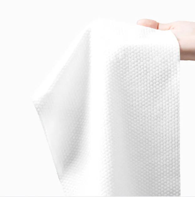 Wholesale Eco Friendly 30*70cm One Time Use Non Woven Disposable Bath Towel Cotton For Travel Hotel