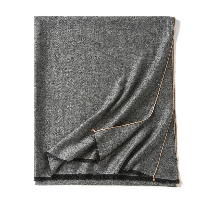 Customised Women Soft Winter Cashmere Scarf Pure 100% Cashmere Shawl Spring Merino Wool Scarf Print Luxury Adult 82g 25 Pcs