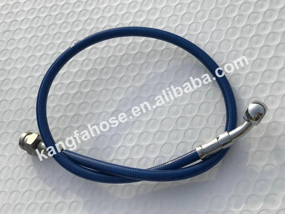 3AN AN3 Colourful PVC PU Cover Stainless Steel Braided Flexible PTFE Brake Clutch hydraulic brake oil Hose