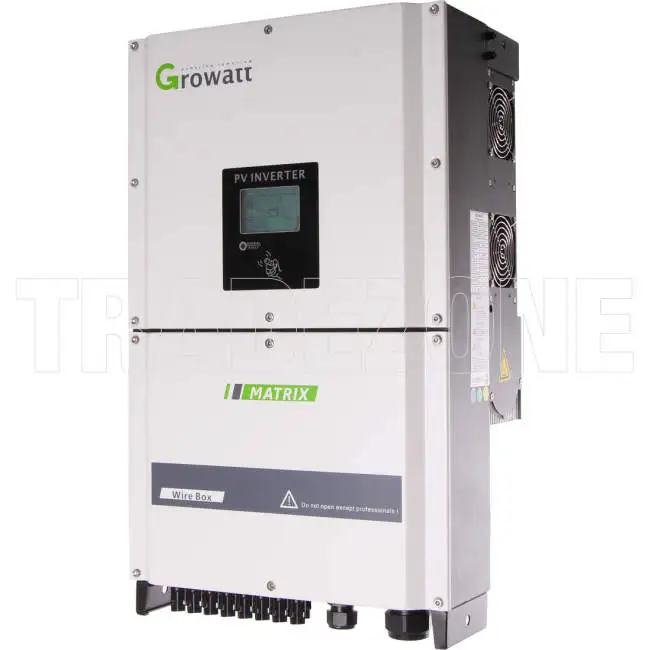 Growatt 30kW 33kW 40kW 50kW 3 phase on grid inverter for solar system factory price