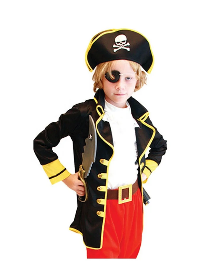 Pirate Costume Set Pirates of the Caribbean Party Halloween Cosplay Costume