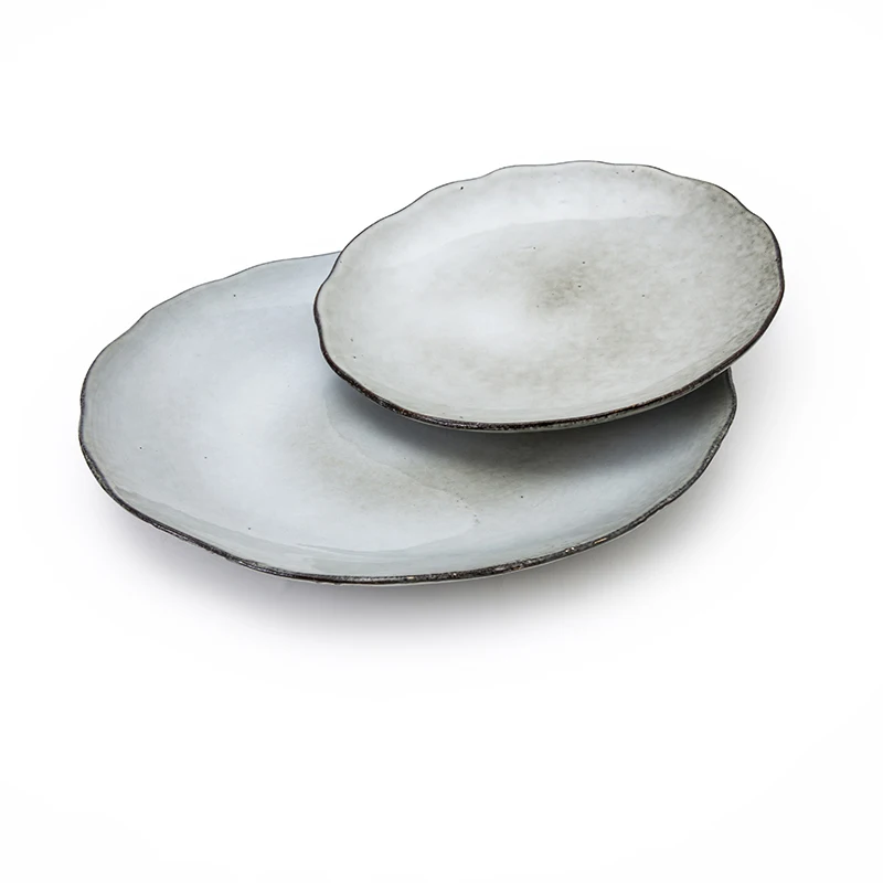 Special Dish washer Safe  11inch Green Rustic Hotel Used Dinner Plates,  Catering Serving Dishes, Restaurant Serving Plate<