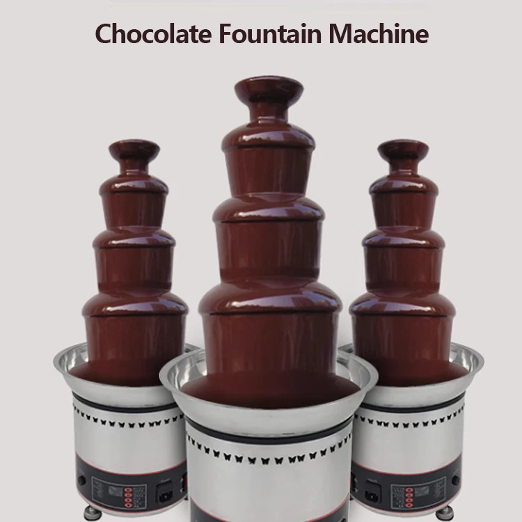 Wedding 7 Tier 5 Layer Large Chocolate Waterfall Fountain Wholesale Price Chocolate Fountain Cascate Part