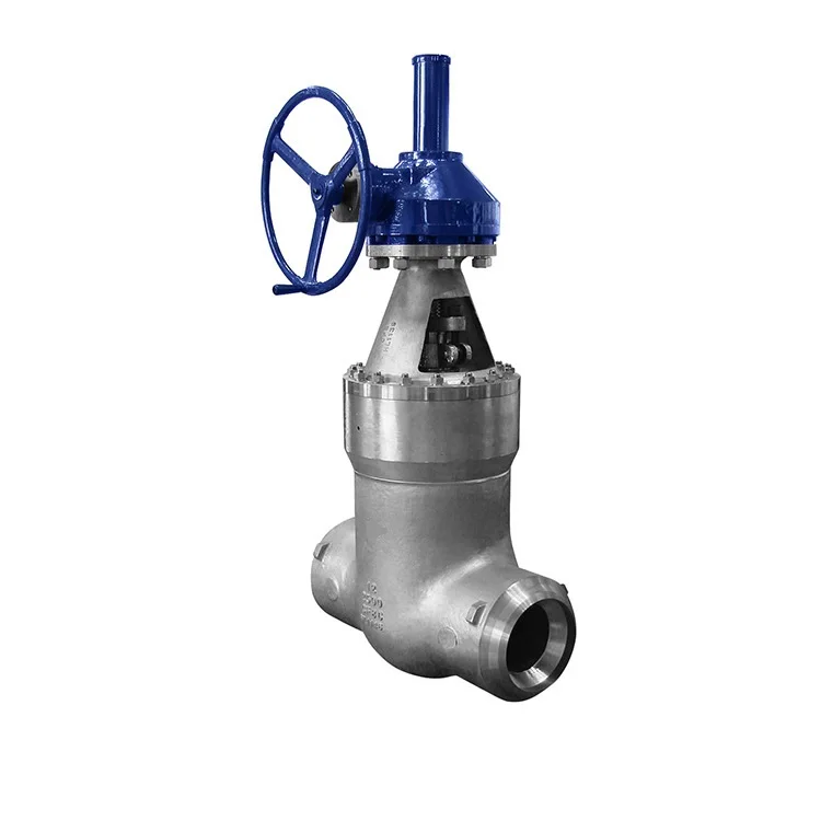 Spur gear driven welded gate valve Bevel gear driven welded gate valve