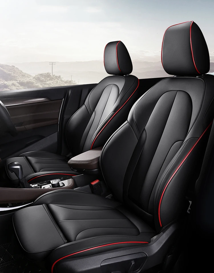 luxury leather car seat leather cover for BMW X1 customize