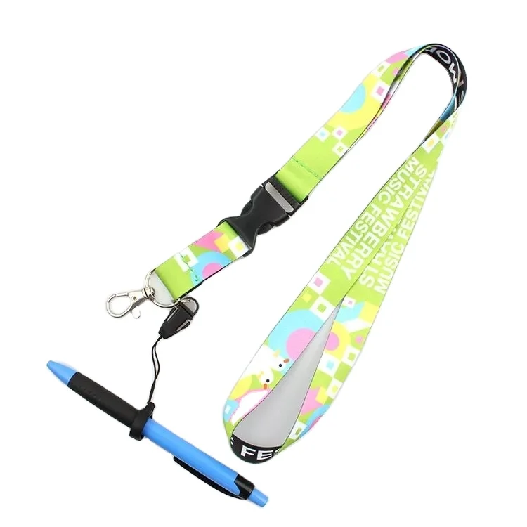 china products manufacturers Buddyline wholesale work id card holder lanyard free sample for pen holder neck lanyards