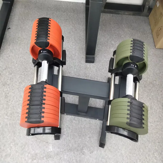 Wholesales Cheap Price Cast Iron Adjustable Painted Dumbbell 28Kg Gym Adjustable Weights Dumbbells Adjustable Dumbbell