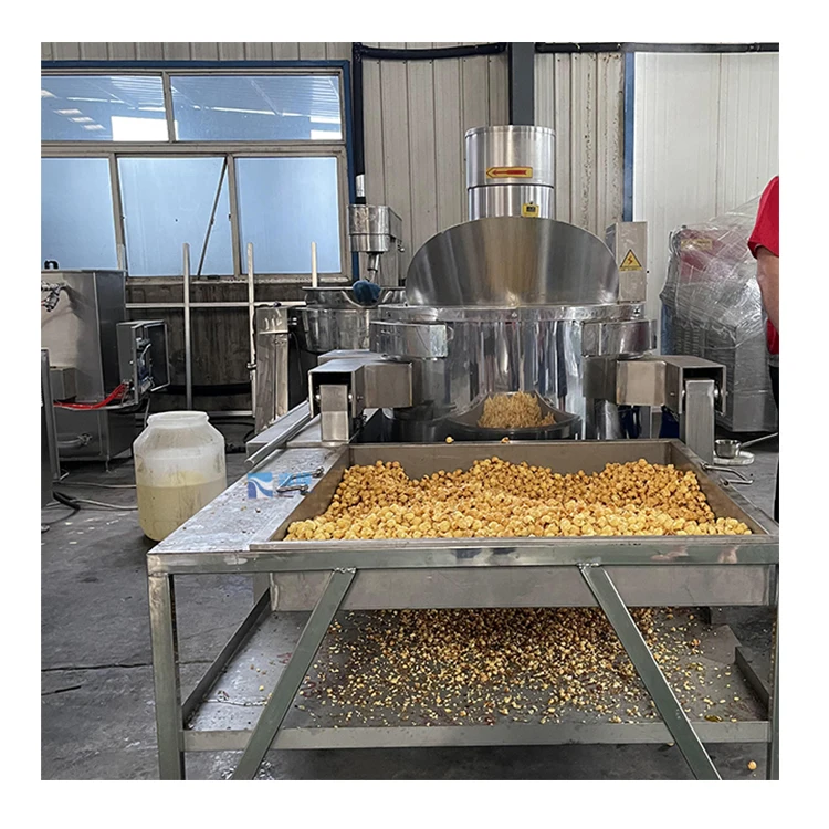 Hot Sale Electric Commercial Popcorn Machine Stainless Steel Industrial Popcorn Kettle Making Machine