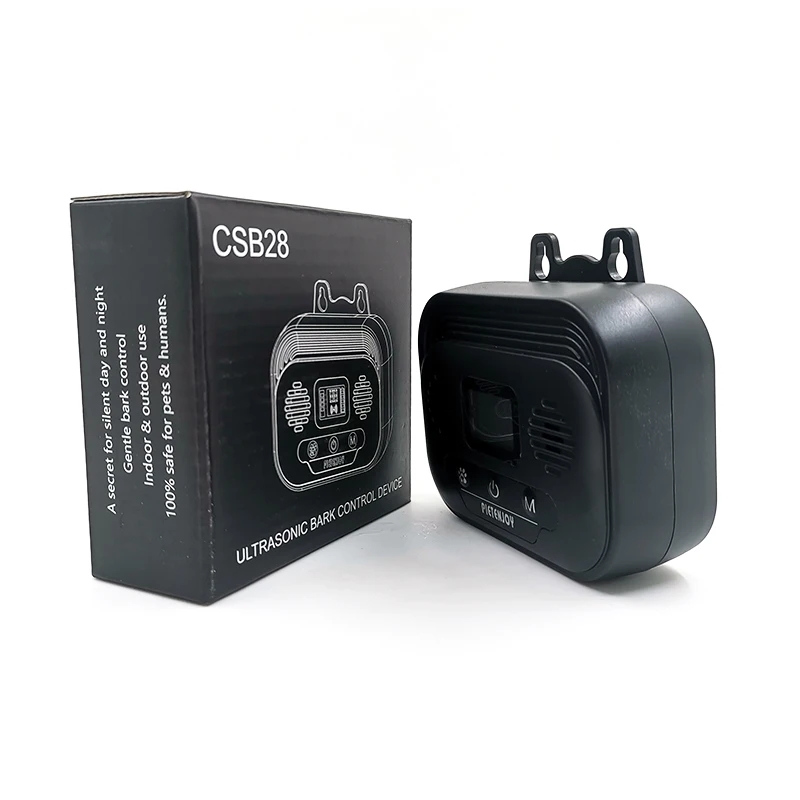 
Adjustable Anti Bark Device Dog Training Repeller LCD Display Ultrasonic Dog Bark Deterrent Waterproof Pet Training Up to 15M 