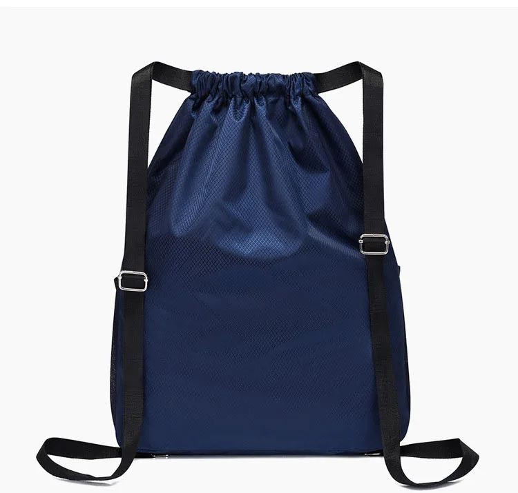 HOT Casual String Knapsack Fashion School Gym Drawstriing Bag with zipper Custom Drawstring backpack for sport
