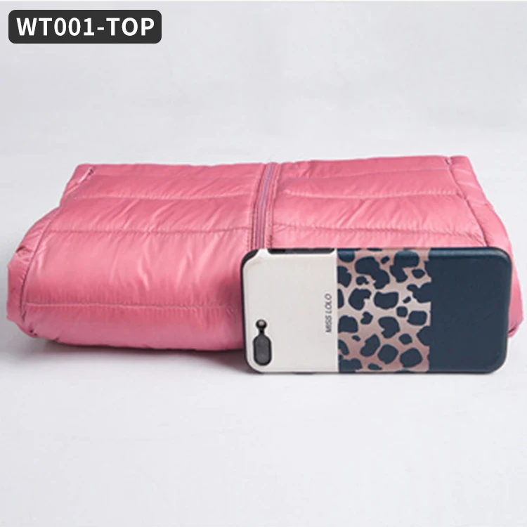 Custom Lightweight Waistcoat Warm Bubble Packable Sleeveless Down Jacket Vest Winter Vest Down Jacket Womens Down Jacket Vest