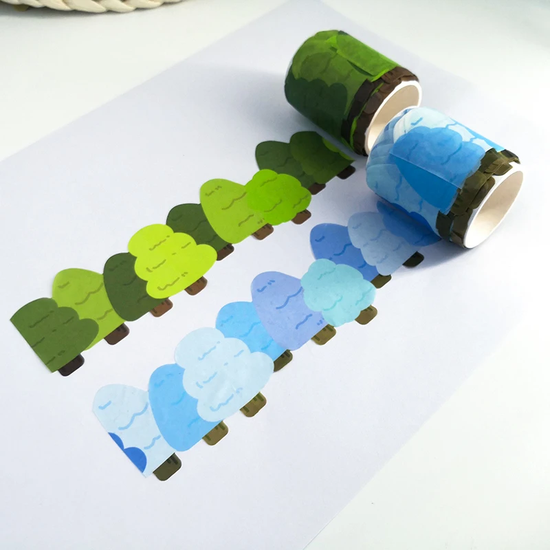 Декоративная самодельная аниме kawaii die cut washi лента пользовательский дизайн логотипа