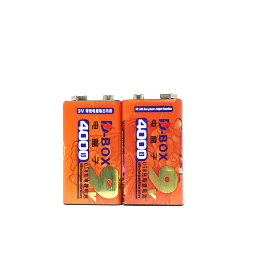 Широкая Утилита OEM Li-Ion 9 вольт 650 мАч USB В перезаряжаемая литиевая батарея для мультиметра детекторы дыма