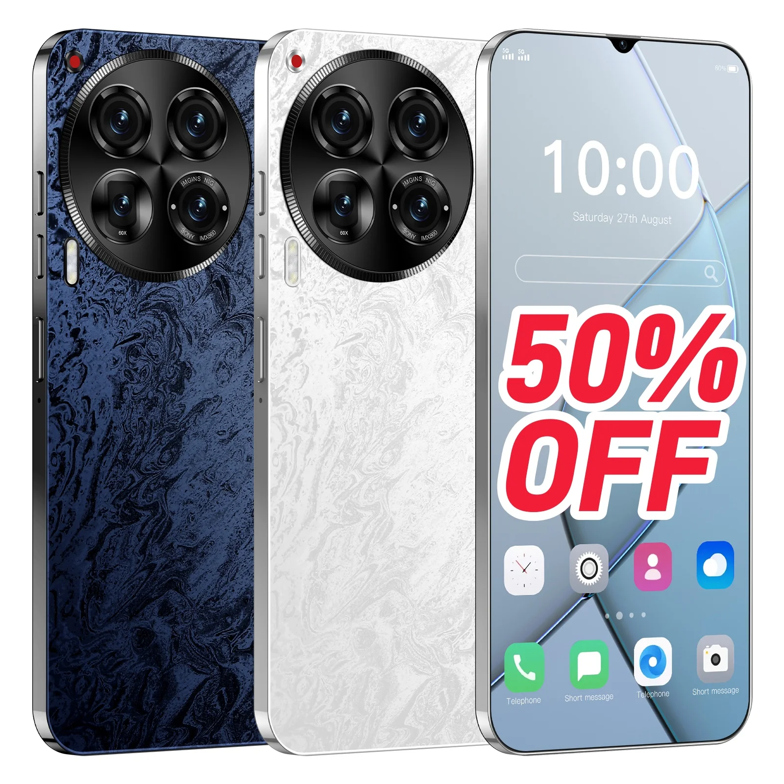 High Equipment Global 2025 New Fashion Camon 30 Permier 22GB+2TB 5G Large Battery Factory Wholesale Unclocked Cheap Telephone