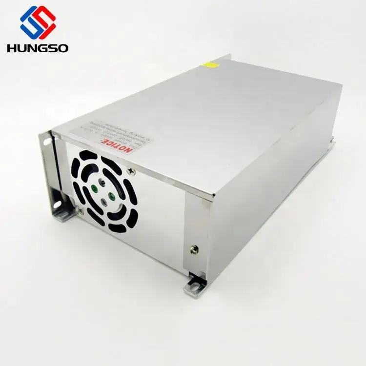 24 вольт smps Светодиодный драйвер Трансформатор ж/вентилятор fonte atx 500 Вт Питание