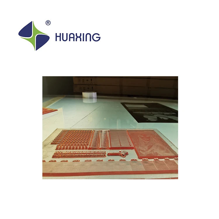 2.54mm digital customized Huaxing flexographic printing plates for label