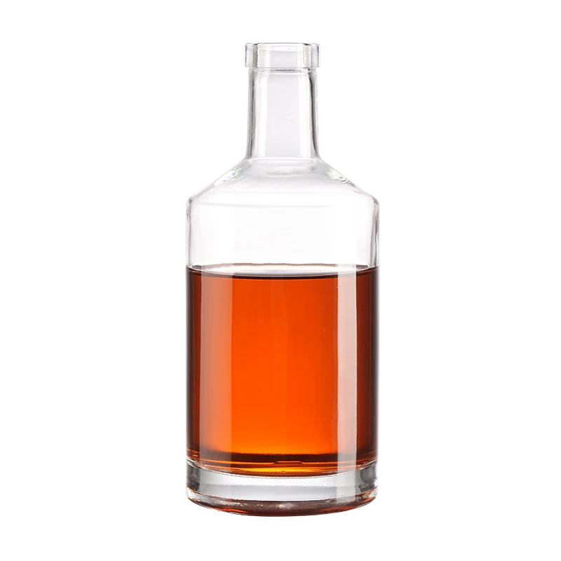 700ml 750ml 1000ml Whiskey Vodka Rum Jin Tequila Brandy Glass Bottle with Lids