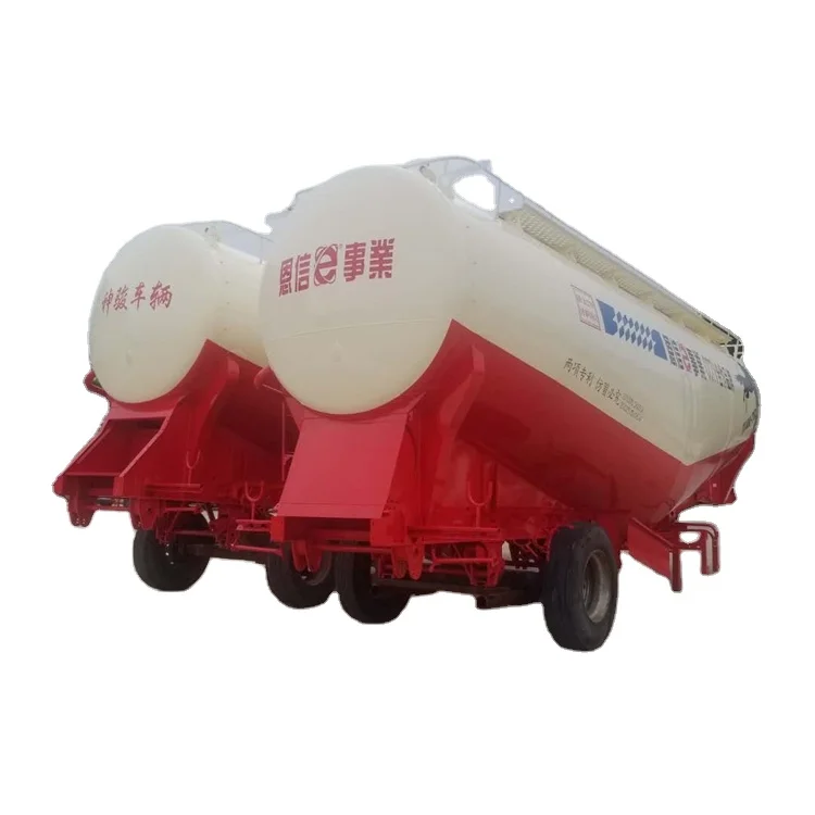 3 Axles 50cbm  jetski  Bulk  carrier cement  semi Trailer powder tank semitrailer and truck