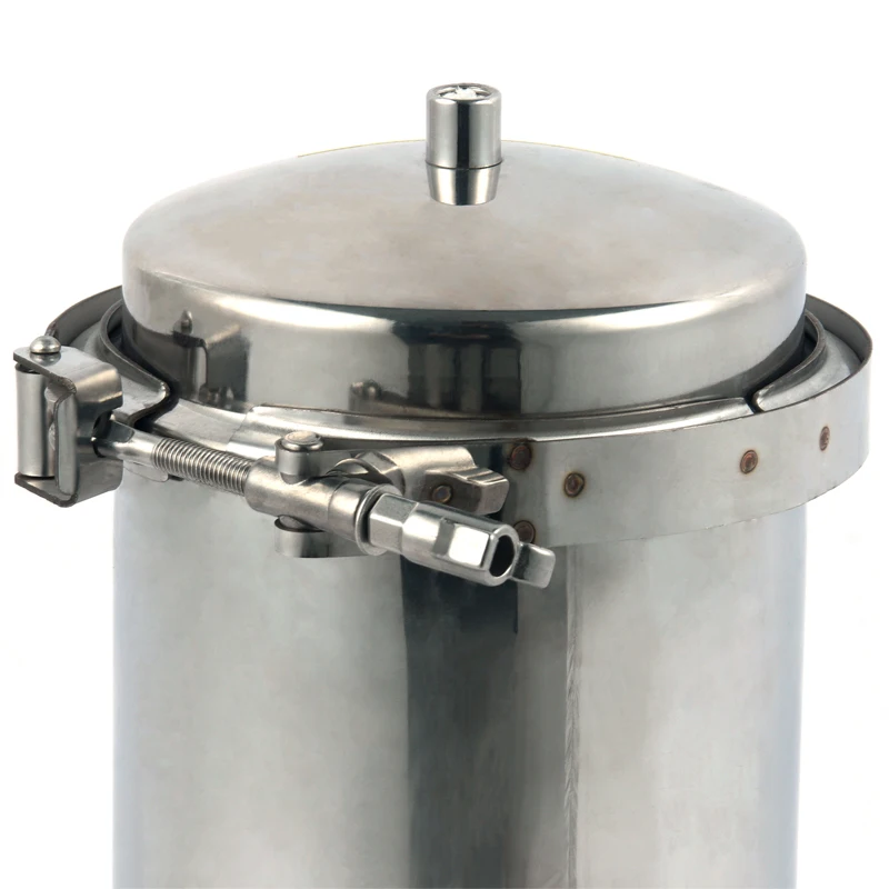 New Stainless Steel Diesel Fuel Dispenser with Carbon Steel Bag Filter Housing Gasoline Oil-Water Separator for Industrial Use