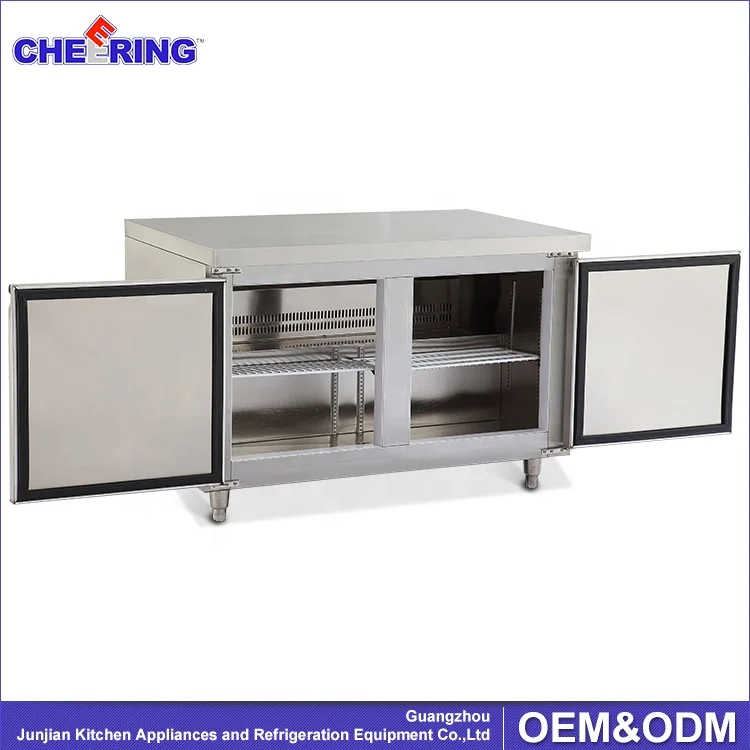 portable commercial blast freezer / chiller work bench refrigerator for kitchen