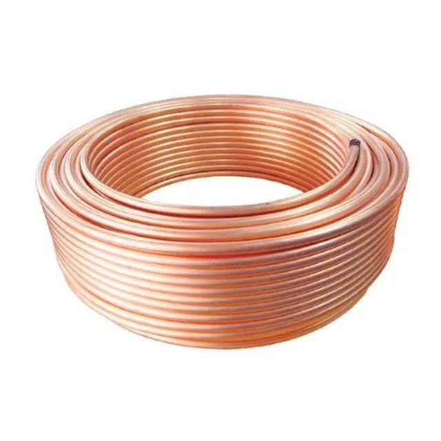 factory price 1/4 3/4 5/8 Copper tube / pipe coil for refrigeration use