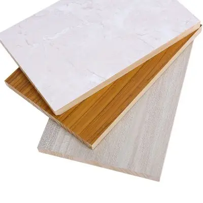 Прямая Продажа с фабрики E0 E1 E2 белый Меламиновый облицовок Mdf для мебели