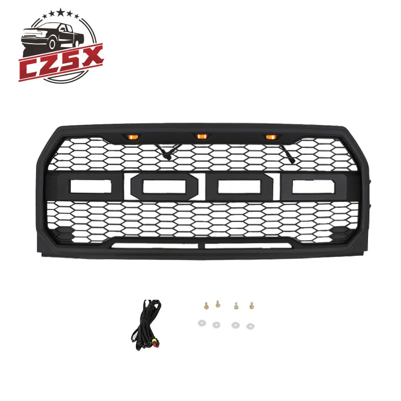 Honeycomb Mesh Grill f150 Raptor style Grille For Ford F150 2015 2016 2017
