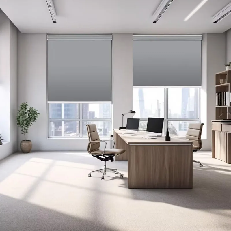 Alexa smart electric motorized roller blinds smart roller blind motor wifi roller blinds for windows