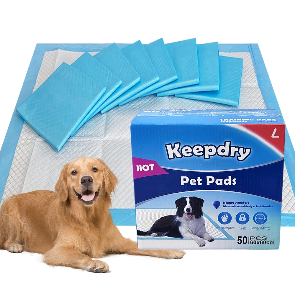 2023 Top Seller Free Samples Pet Accessories Disposable Pet Pad 60x90 Training Pee Pads For Dog