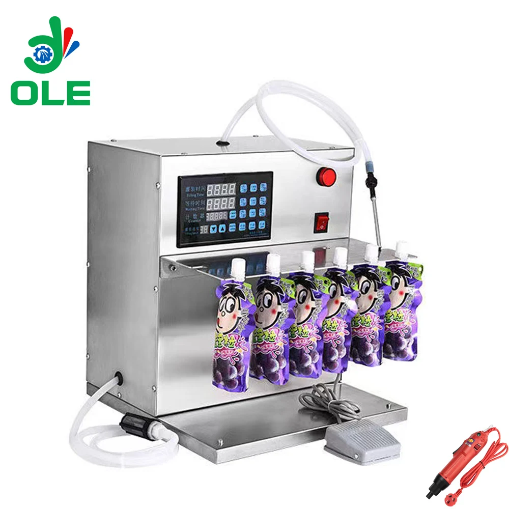 Automatic Stand Up Bag Suction Nozzle Bag Filling Machine Drinking Water Soybean Milk Juice Doypack Filling Machine