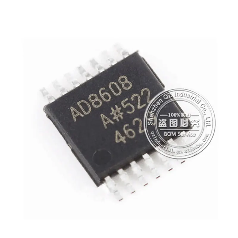 QZ AD8608 original IC OPAMP GP 4 CIRCUIT 14TSSOP AD8608A AD8608ARU AD8608ARUZ
