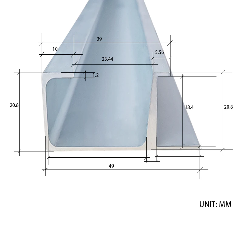 Kitchen Cabinets Furniture Handle Profiles for 18mm board