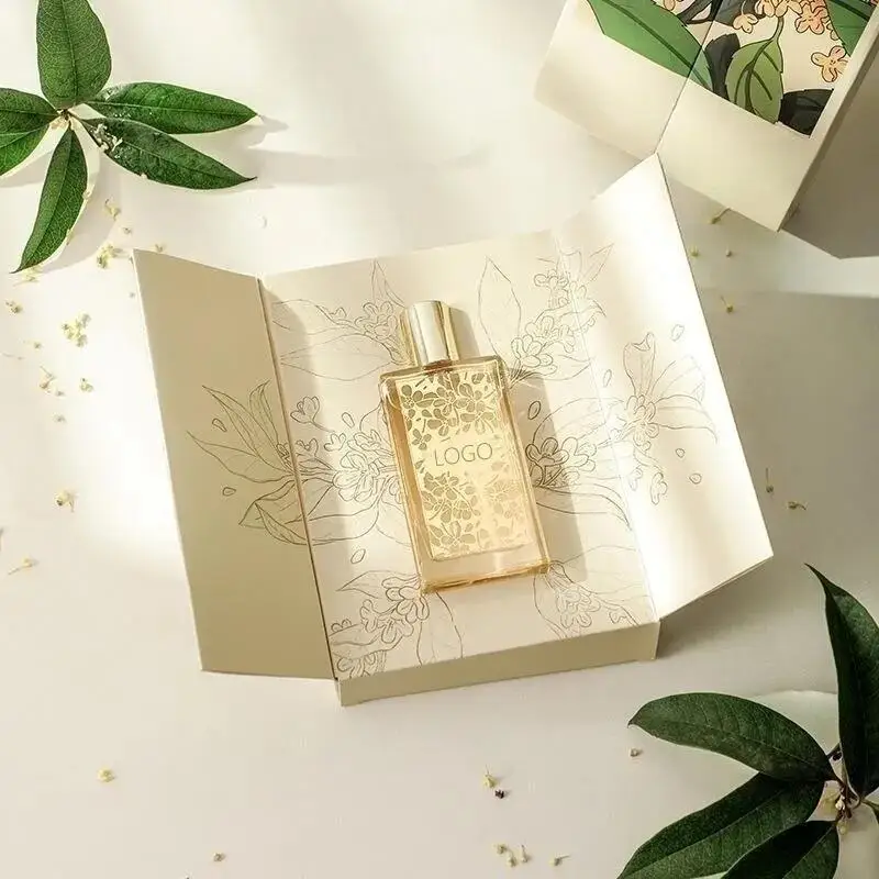 Custom perfume bottle with box packaging luxury perfume bottle empty perfume bottle 50ml