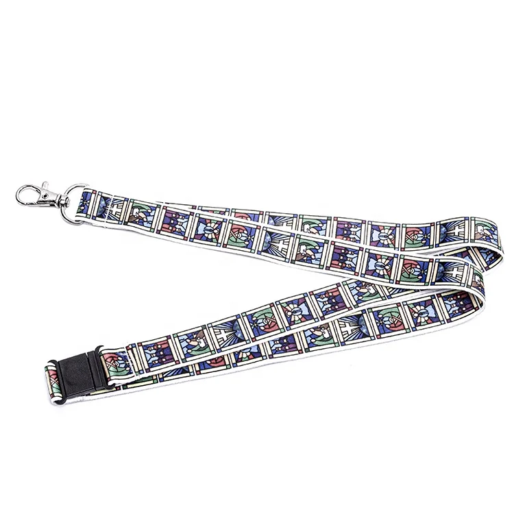 Hot sale Lanyard factory make custom printing polyester lanyard with logo