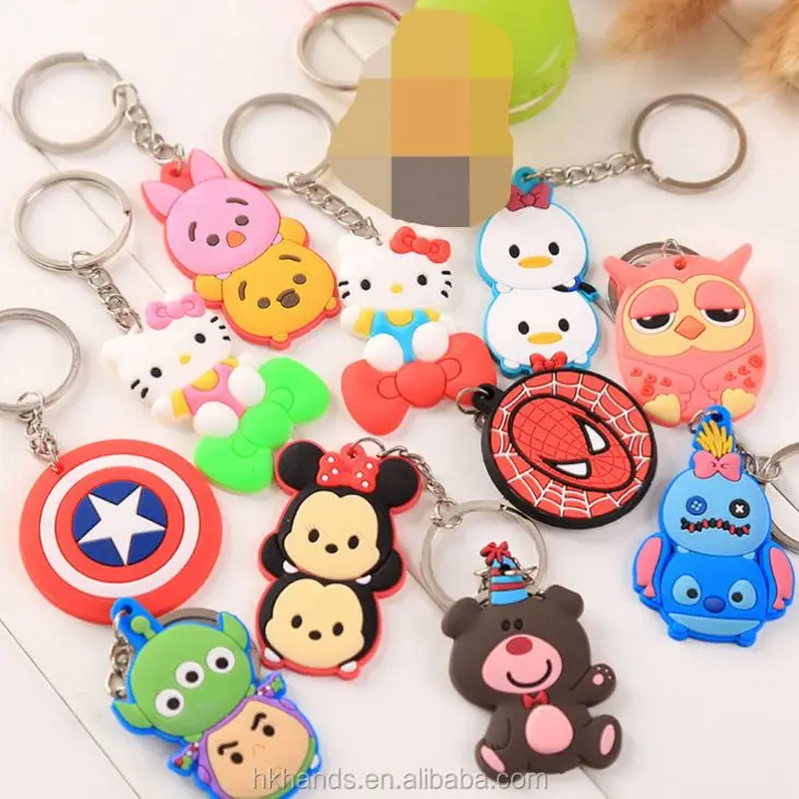 Wholesale Hot Style Competitive Price Squishy Pvc Keychain Korean