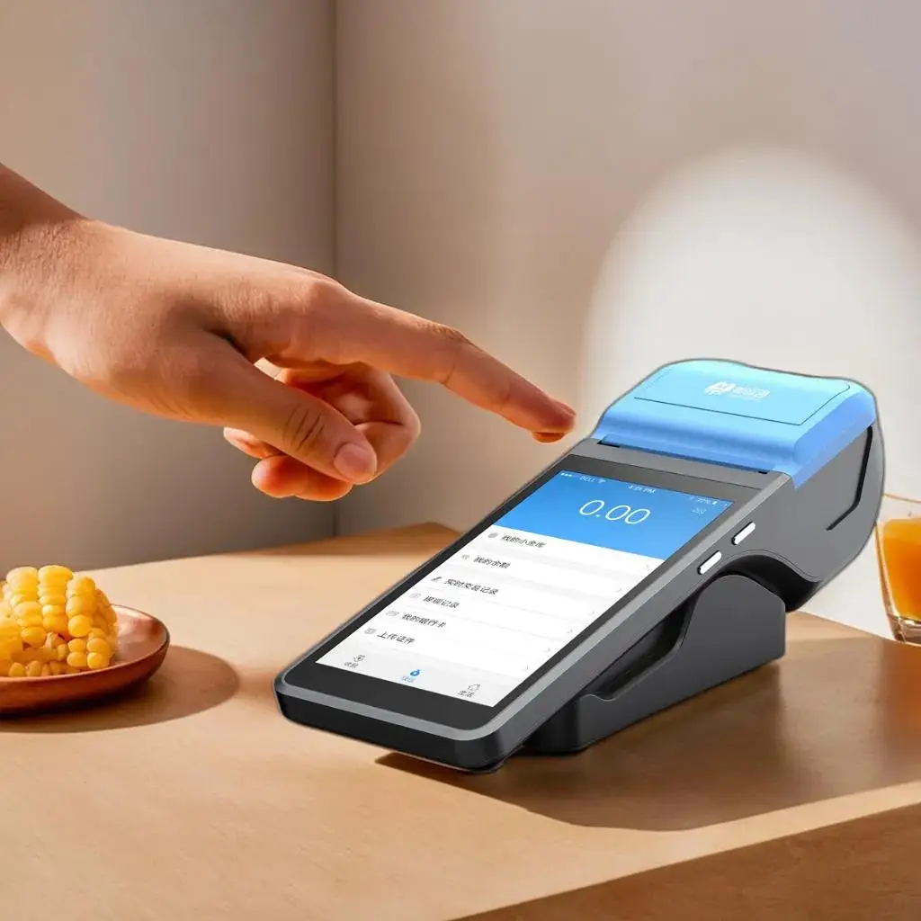 MHT-M2 Android 11 Mobile Handheld All in One Pos Terminal Machine With Printer Touch Screen Point of Sale Android Pos Systems