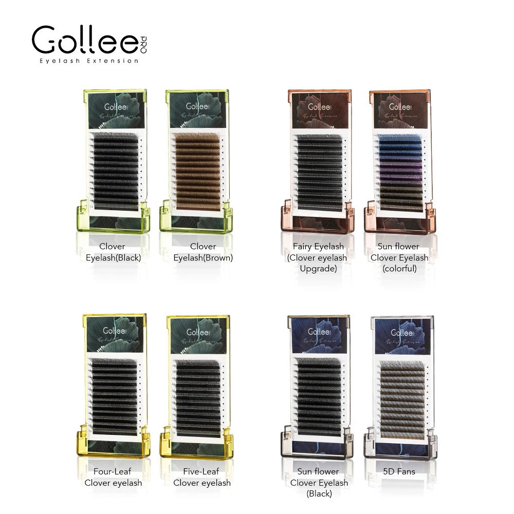 Gollee W Shape Auto Fans Eyelash Extensions Y W C D 0.05 Tryphena eyelash Mega Volume Yy Eyelash Extensions