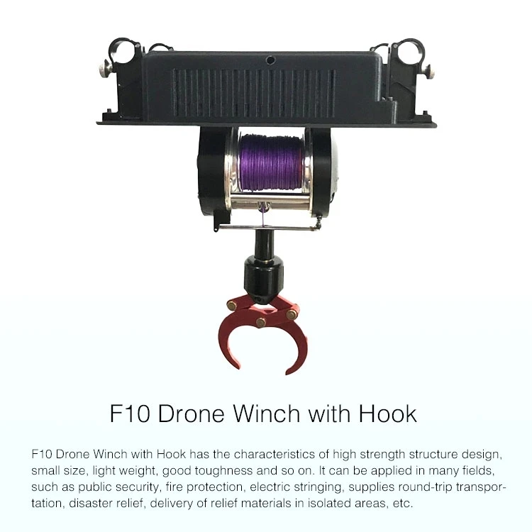Drone Winch with Hook Cargo Drop Device 5kg Drone Payload Drone Accessories for DJI M600 M600 Pro