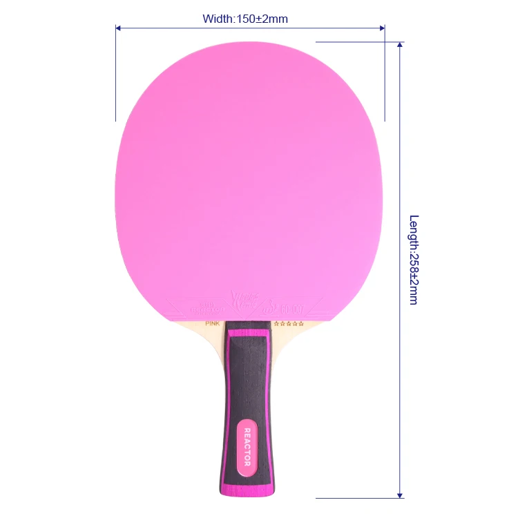 5-ply professional wood table tennis racket 40+abs ball colourful bag High level performance rubber and sponge
